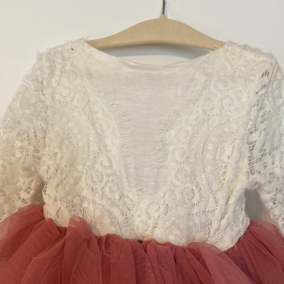 Perfect dress for wedding! Tulle ruffled dress with lace - Picture 3 of 5
